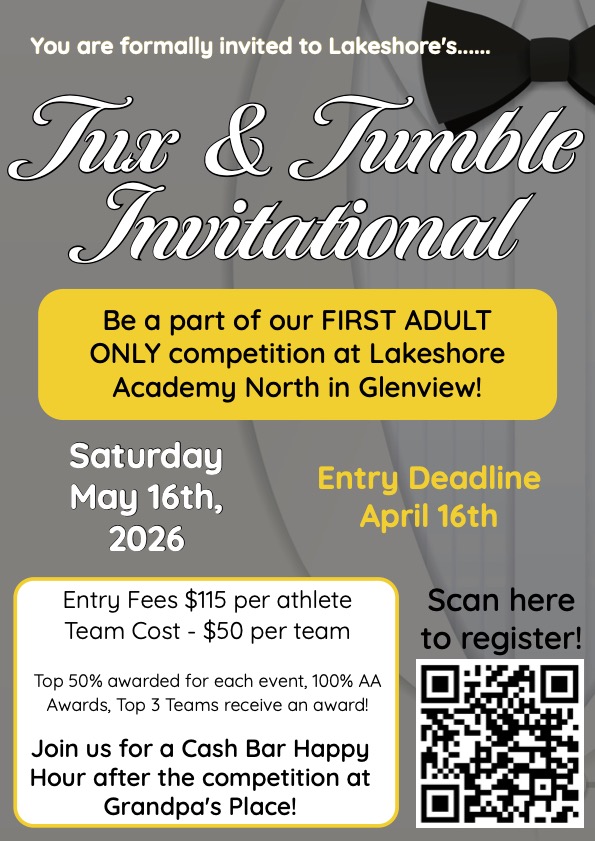 Tux & Tumble Invitation